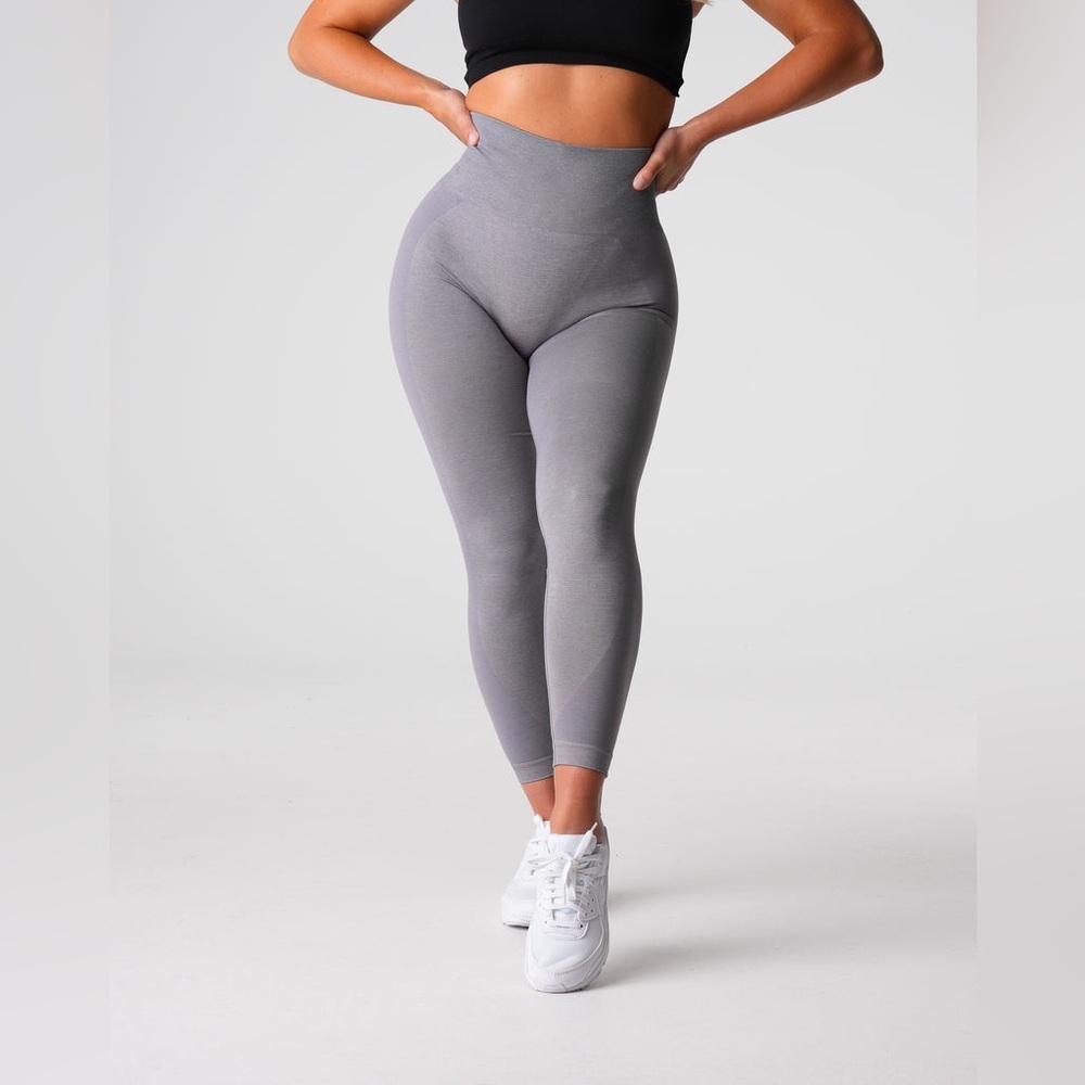 NVGTN Grey Contour 2.0 Seamless Leggings Shading High Waist Size M - Picture 3 of 14